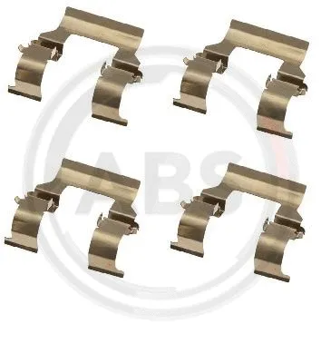 Accessory Kit, disc brake pad (1279Q)