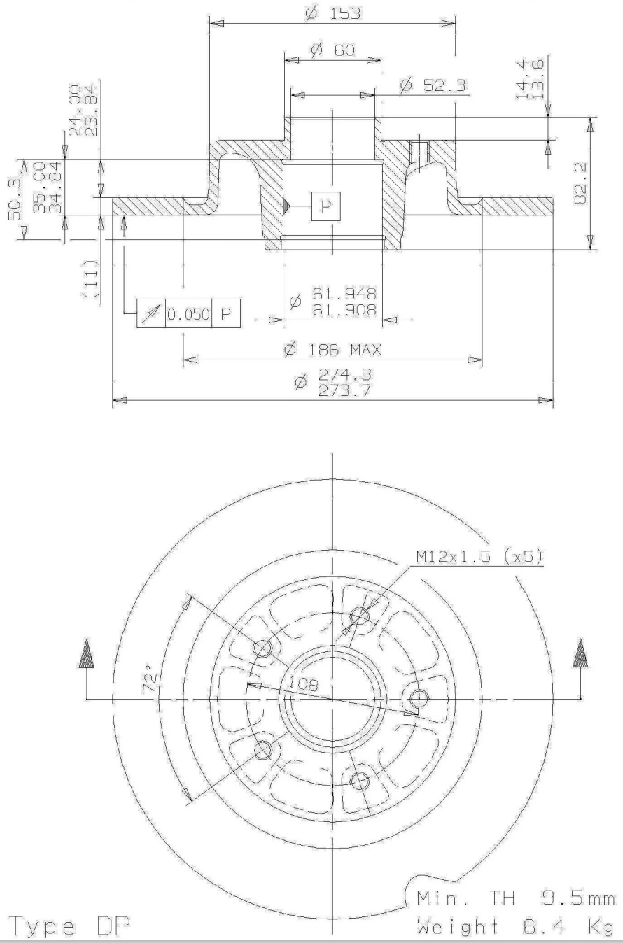 Brake Disc (08.9792.10)