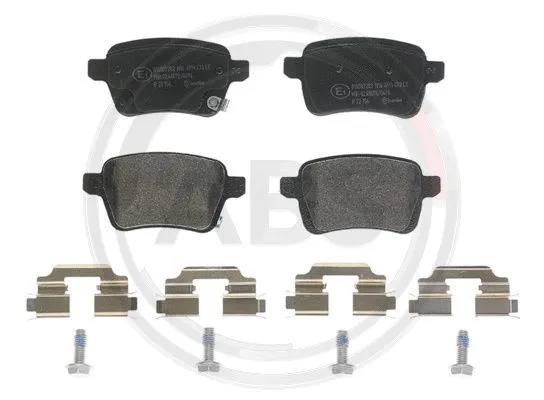 Brake Pad Set, disc brake (P23156)