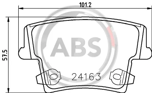 Brake Pad Set, disc brake (P11018)