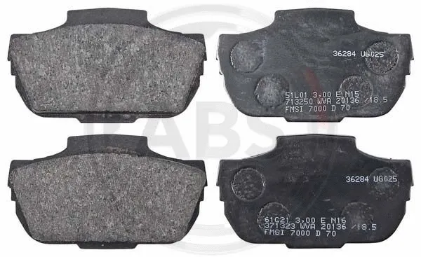 Brake Pad Set, disc brake (36284)