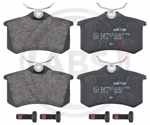 Brake Pad Set, disc brake (36994)