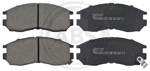 Brake Pad Set, disc brake (36763)