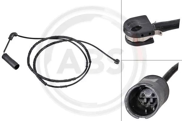 Warning Contact, brake pad wear (39651)