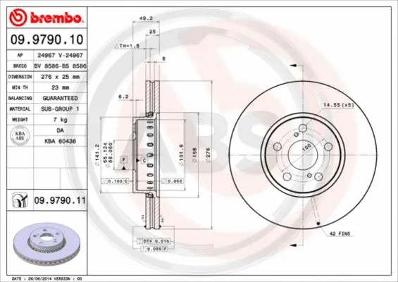 Brake Disc (09.9790.11)