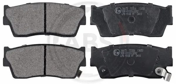 Brake Pad Set, disc brake (36675)
