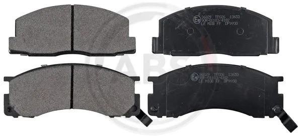 Brake Pad Set, disc brake (36829)