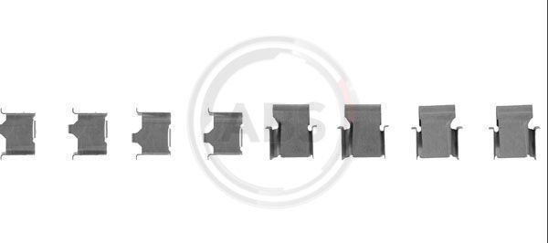 Accessory Kit, disc brake pad (1086Q)