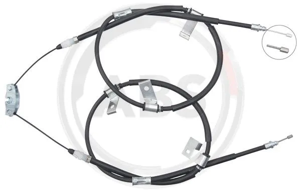 Cable Pull, parking brake (K17624)