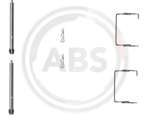 Accessory Kit, disc brake pad (1267Q)