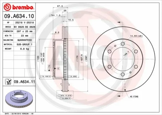 Brake Disc (09.A634.11)