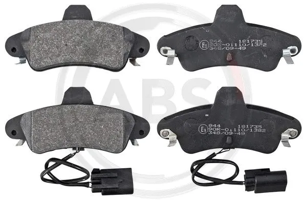 Brake Pad Set, disc brake (37498)