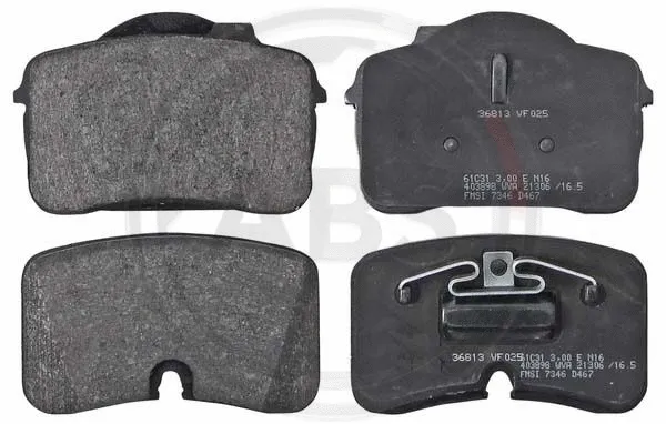 Brake Pad Set, disc brake (36813)