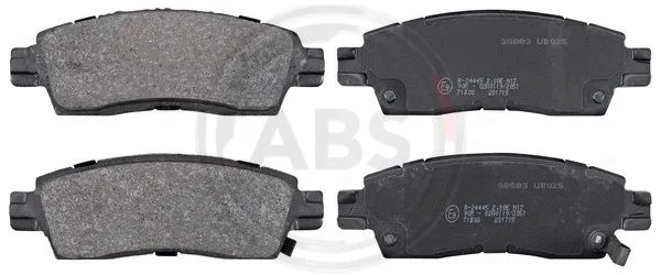 Brake Pad Set, disc brake (38883)