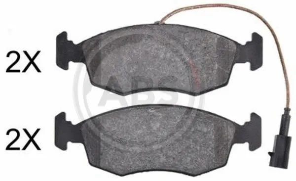 Brake Pad Set, disc brake (37866)