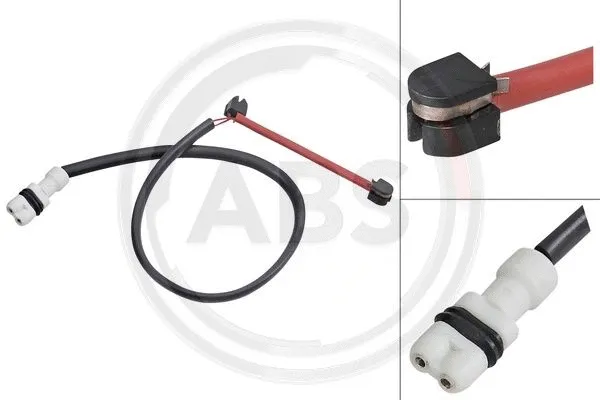 Warning Contact, brake pad wear (39661)