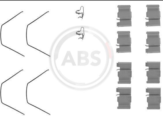 Accessory Kit, disc brake pad (1093Q)