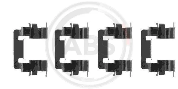 Accessory Kit, disc brake pad (1278Q)