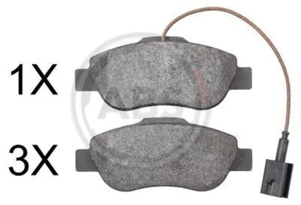 Brake Pad Set, disc brake (37824)