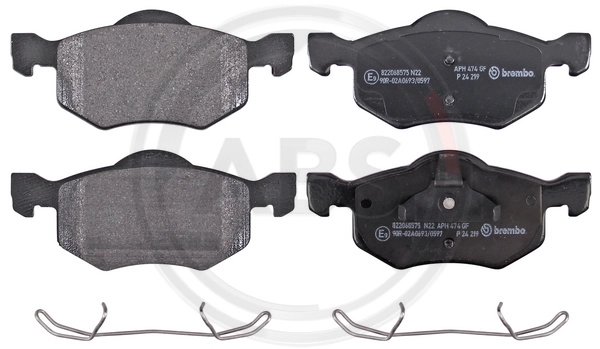 Brake Pad Set, disc brake (P24219)