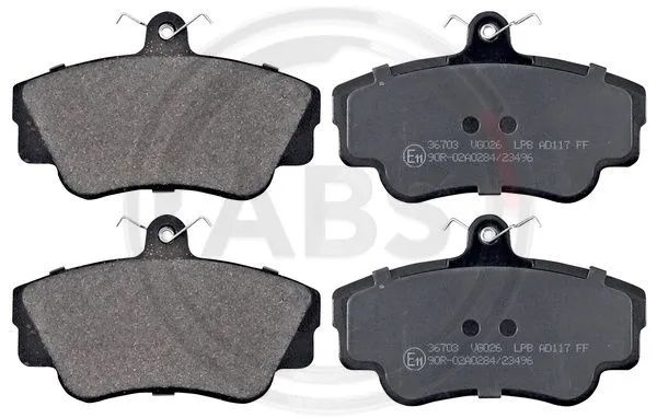 Brake Pad Set, disc brake (36703)