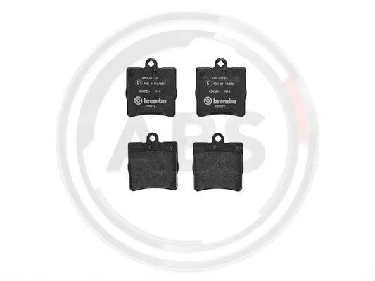 Brake Pad Set, disc brake (P50072)