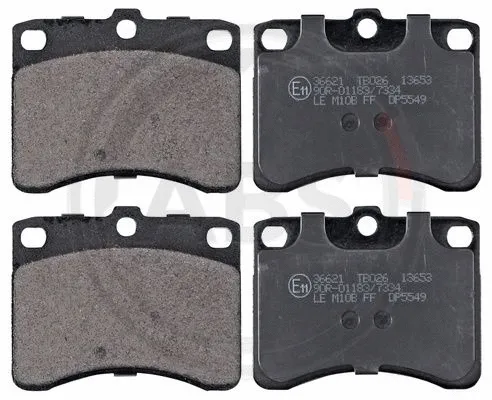 Brake Pad Set, disc brake (36621)