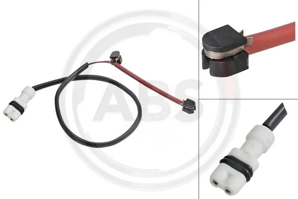 Warning Contact, brake pad wear (39662)
