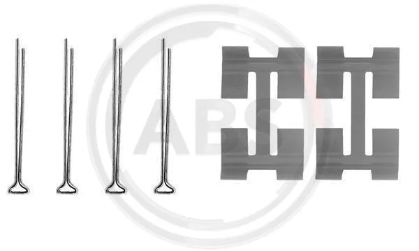 Accessory Kit, disc brake pad (0972Q)