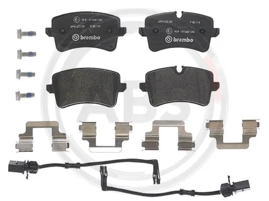 Brake Pad Set, disc brake (P85119)