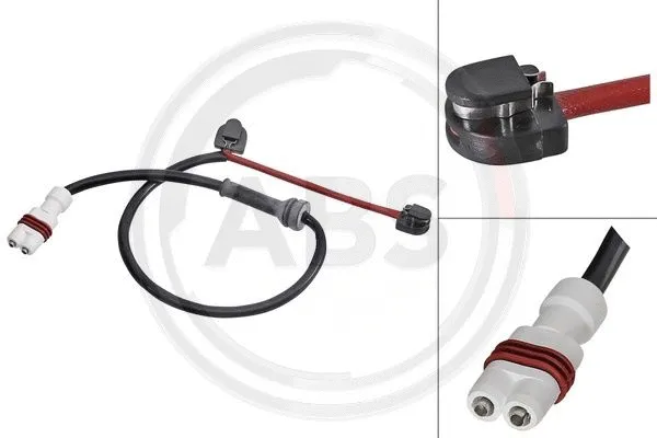 Warning Contact, brake pad wear (39660)