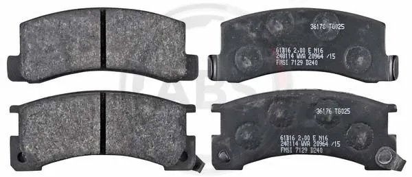 Brake Pad Set, disc brake (36176)