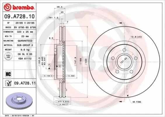 Brake Disc (09.A728.11)