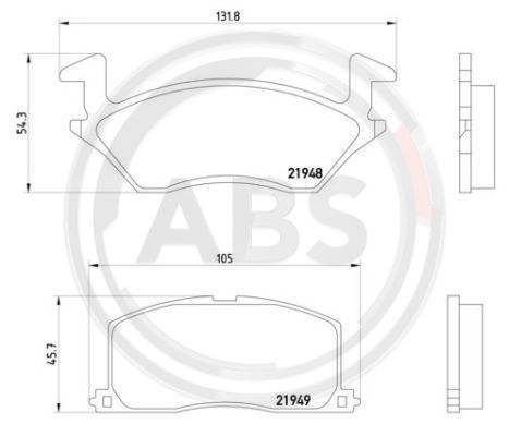 Brake Pad Set, disc brake (P83022)