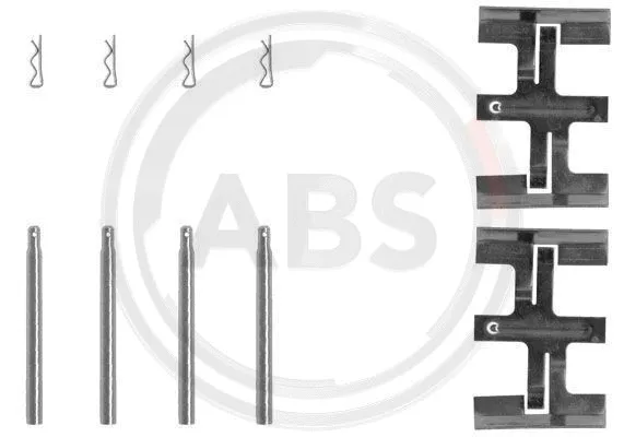 Accessory Kit, disc brake pad (1045Q)