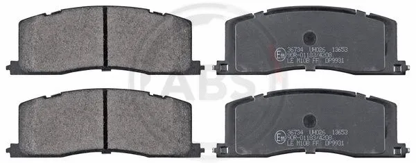 Brake Pad Set, disc brake (36734)