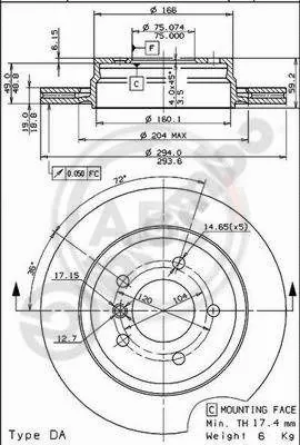 Brake Disc (09.7720.11)