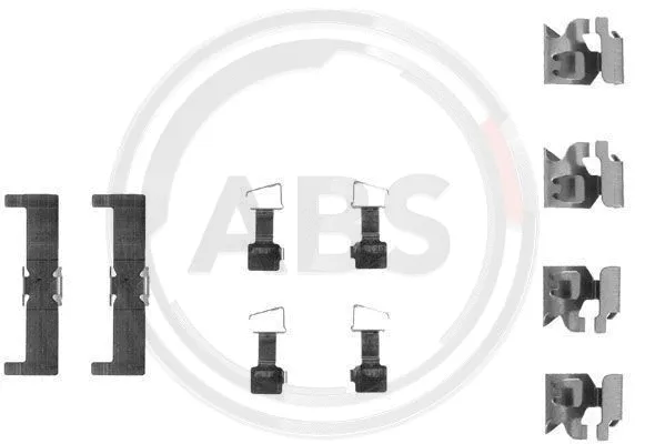 Accessory Kit, disc brake pad (1034Q)