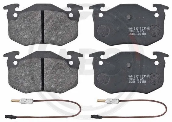 Brake Pad Set, disc brake (36802)