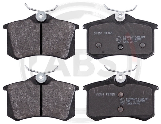 Brake Pad Set, disc brake (35351)