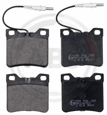 Brake Pad Set, disc brake (37009)
