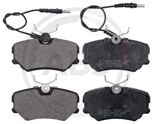 Brake Pad Set, disc brake (36651)