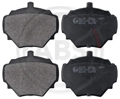 Brake Pad Set, disc brake (36125)