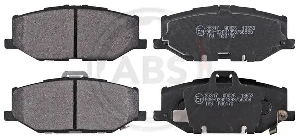 Brake Pad Set, disc brake (35317)