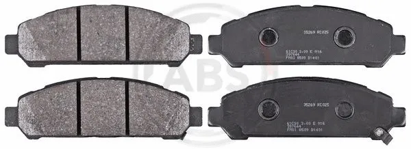 Brake Pad Set, disc brake (35269)