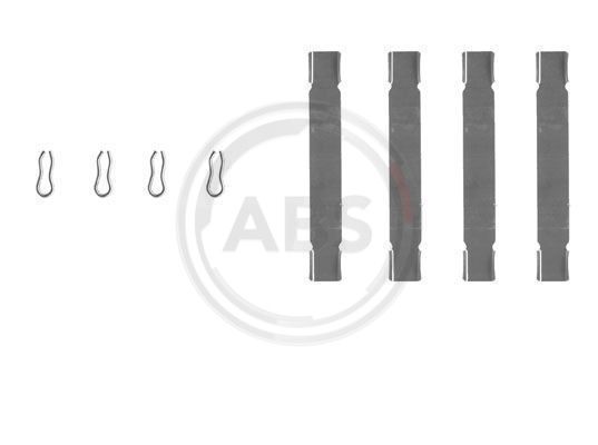 Accessory Kit, disc brake pad (0933Q)