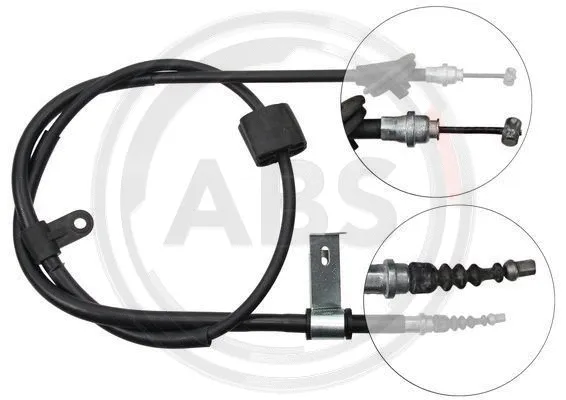 Cable Pull, parking brake (K16848)