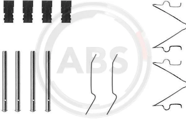 Accessory Kit, disc brake pad (1173Q)