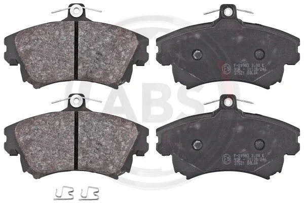 Brake Pad Set, disc brake (37521)