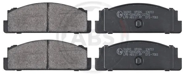 Brake Pad Set, disc brake (36003)